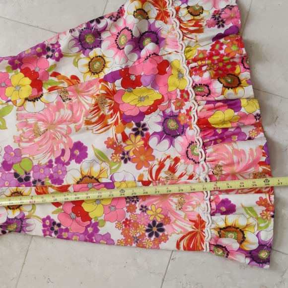 Vintage Liberty Circle Retro Psychedelic Shift Dress from the 1960s 🌺 - Picture 11 of 17